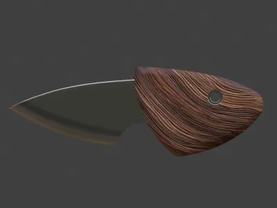 Download Knife 3D model with Textures Free Free 3D model