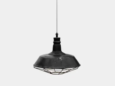 Industrial lighting furniture decoration PBR textured Free low-poly 3D model