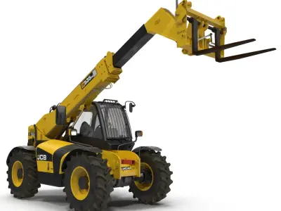  Telescopic Handler Forklift JCB 535 95 Yellow 3 