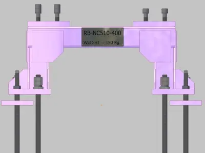 26394-Base for robot NACHI-NC510-Hight 400 3D model