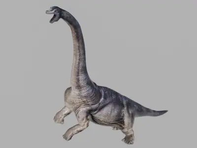 Brachiosaurus dinosaur Low-poly 3D model order