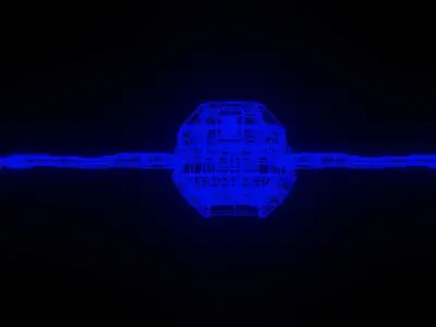 Spaceship 3D model 14