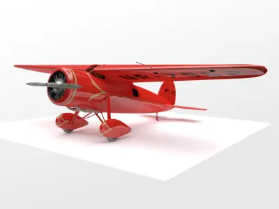 Amelia Earhart's Vega 5B 3D model