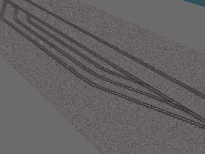 railway base Free low-poly 3D model
