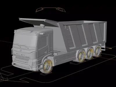 Volvo Electric FMX Tipper 2019 3D model