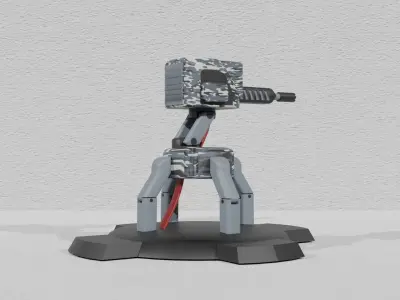 Turret Models 3D model