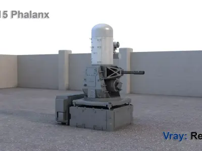 MK 15 Phalanx 3D model