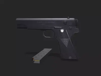 FB Radom VIS 35 Pistol 1936 Low-poly PBR Low-poly 3D model