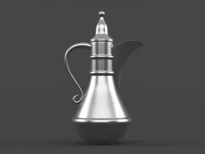 Arabic Teapot 3D model
