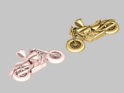 motorbike jewelry 3D print model