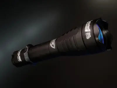 Armytek Predator Pro xhp35 flashlight Low-poly 3D model