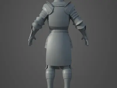 Medieval Armor Basemesh 3D model