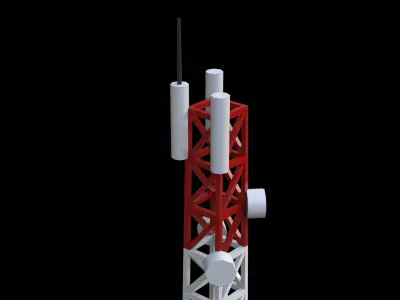 Tower Low-poly 3D model purchase
