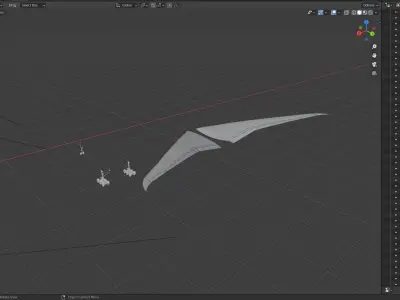 BOEING 777X 3d model 3D model