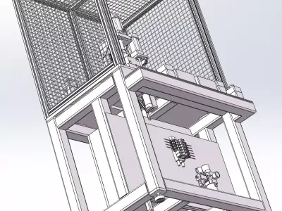 Pipe assembly machine 3D model