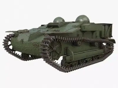 UE Tractor Vray 3D model