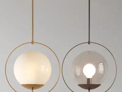 Arteriors volta pendant 3D model