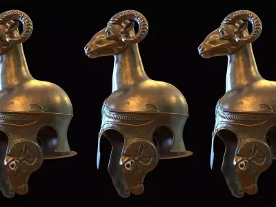 Achilles Helmet 3D print model