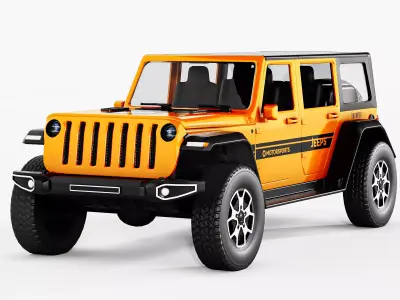 Offroad SUV Model 3D model