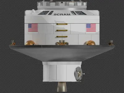 NASA SCRAM Crew Return Vehicle 3D model