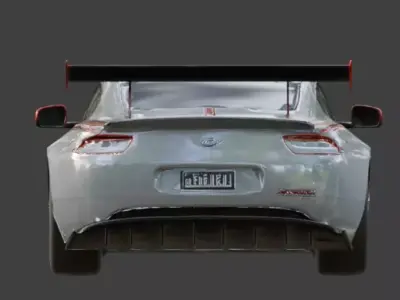 Formula Precision Race Car 3D Model V02 Low-poly 3D model