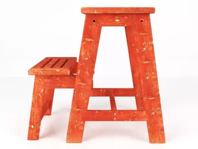 stool 3D model buy