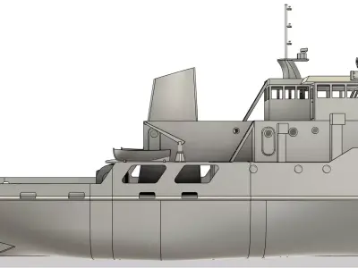 Keenoma Tug RC Model 1-20 3D print model