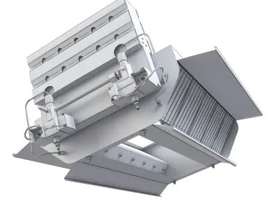 Gas ceramic heater 216 XLA 3D model