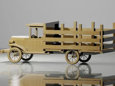 Old Truck 3D print model
