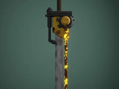 Metal Sword 3D model purchase