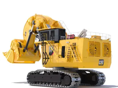 Mining Excavator Cat 6090 FS 3D model