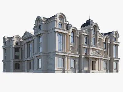 Commercial building 3 3D model