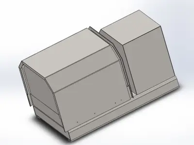 nano grinding mill for mineral 3D model