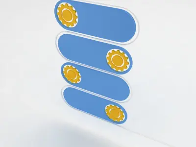 Mechanical gears panels 3d model  Free 3D model