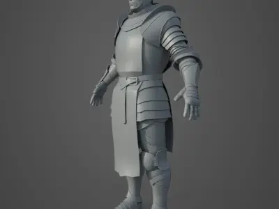 Medieval Armor Basemesh 3D model