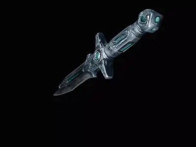 Sci-Fi Energy Dagger 3D model