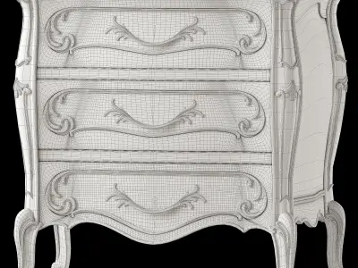 the craftcode dresser and nightsatnd art 1988 3D model