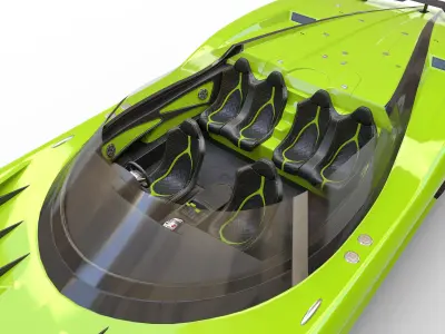 Superveloce speedboat 3D model