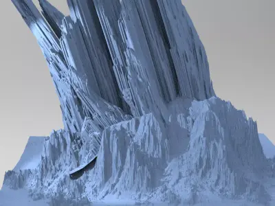 Claw Mountain alien 4  3D model