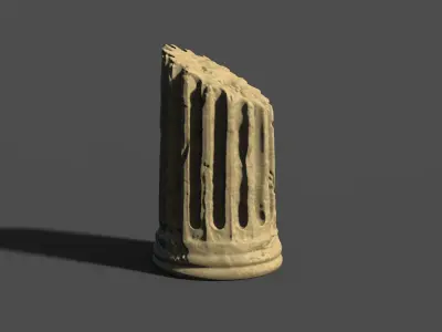 Doric column  Free 3D print model