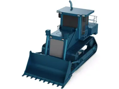 bulldozer 3D model V2