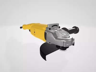 DEWALT D28491 Angle Grinder Low-poly 3D model