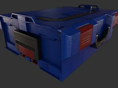 ToolBox - Low Poly box Low-poly 3D model
