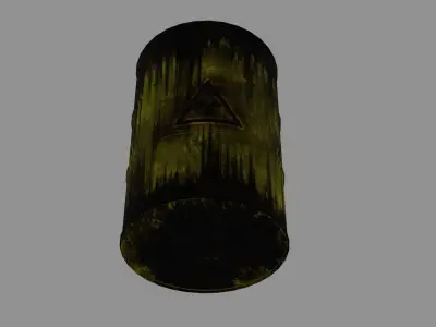 The rusty barrel  3D model