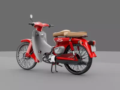 Honda Super Cub C100 3D model