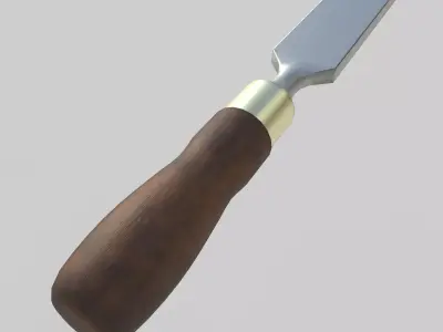 Firmer Chisel Low-poly 3D model