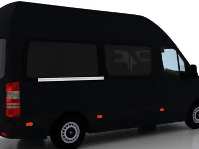 Mercedes Benz Sprinter L2H3 2015 Passenger EU 3D model