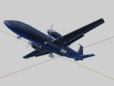 Airborne Early Warning and Control 3D model