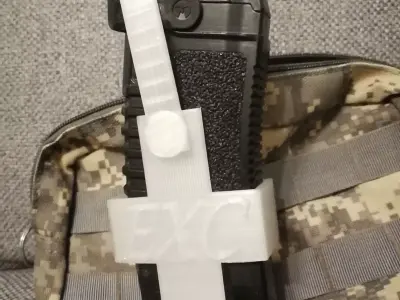 Airsoft Mag Holder For Ares Amoeba Mags  Free 3D print model