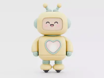 Low Poly Cute Toy Props Bundle Low-poly 3D model